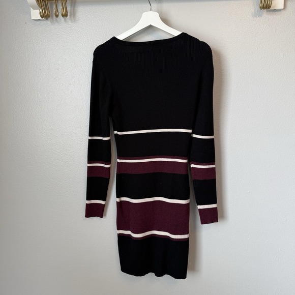 Cotton On Juniors Medium‎ Ribbed Color Block Sweater Dress Long Sleeve Bodycon - Picture 2 of 7